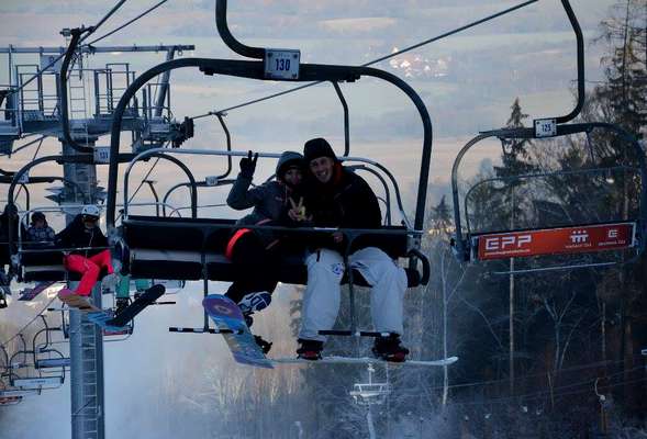 Modern ski lift