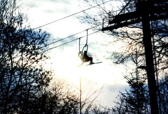 Comfortable ski lift