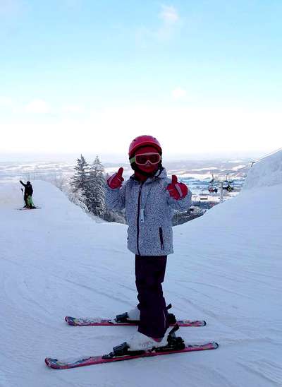 Great choice of blue, red and black slopes