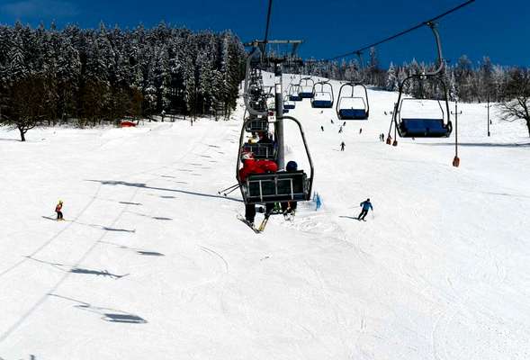 Comfortable ski lifts in the whole skiing area