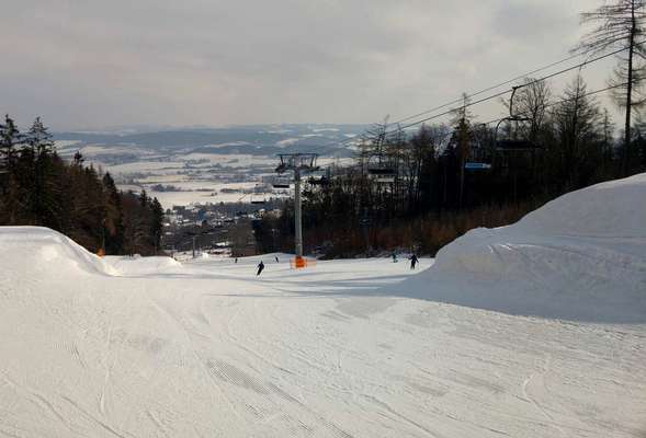 A lot of snow during the whole winter